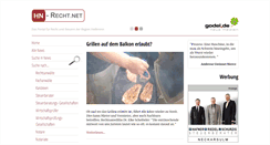 Desktop Screenshot of hn-recht.net